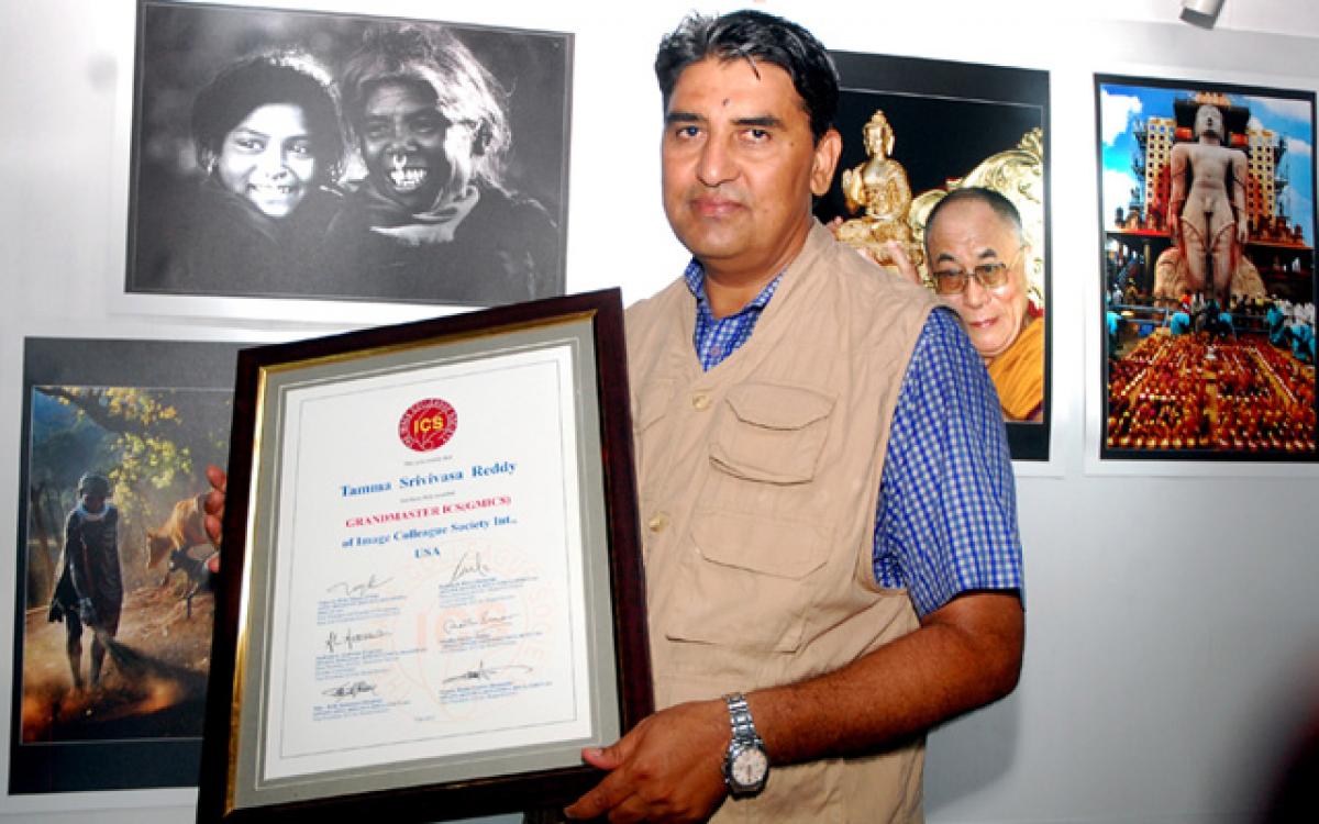 ICS Grandmaster Award for city lensman TS Reddy